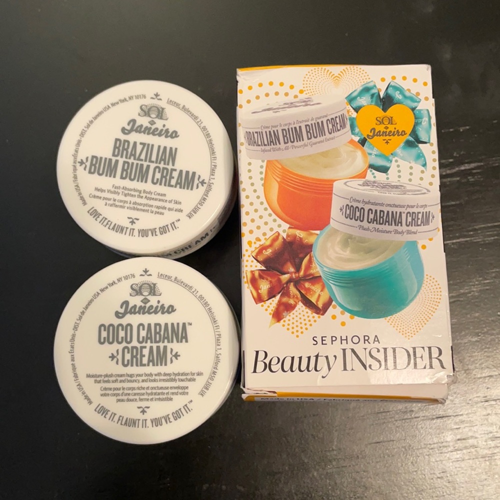 Brazilian Bum Bum Cream and Coco Cabana Cream Mini